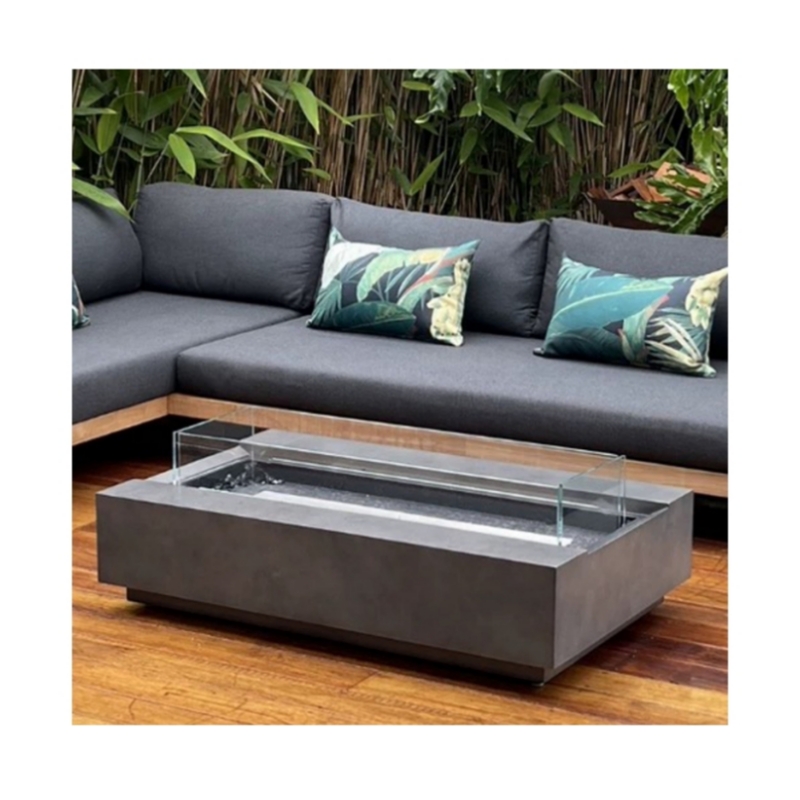 Outdoor Furniture Fire Table - Set di mobili da esterno moderni