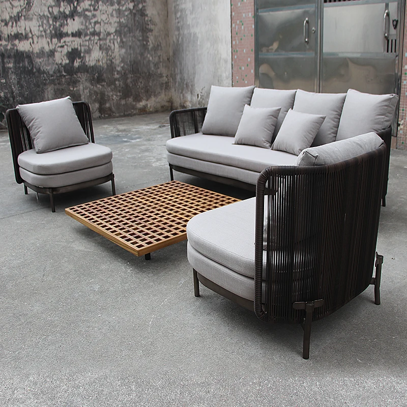 Outdoor Furniture Set Sale - Set Divano da Giardino in Alluminio