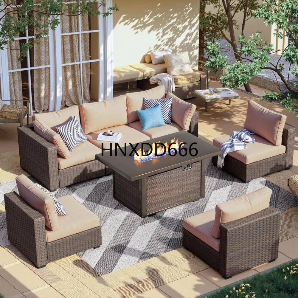 Outdoor Furniture Fire Table - Set di Mobili da Patio a