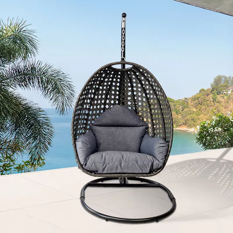Outdoor Furniture Egg Chair - Sedia a dondolo sospesa a forma