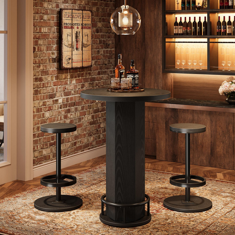 Bistro Table Set - Tavolo da bar rotondo custom.Tribesigns con