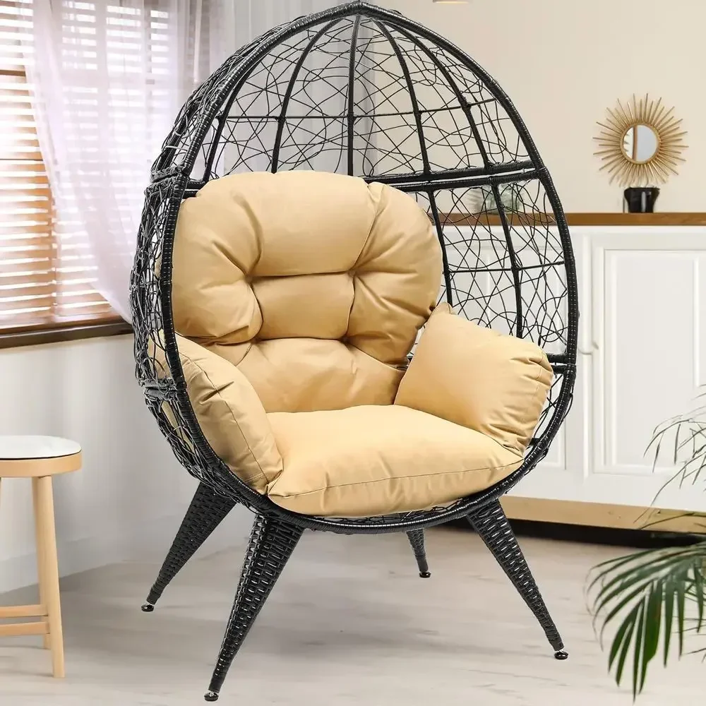 Outdoor Furniture Egg Chair - Poltrona a Uovo in Vimini Oversize