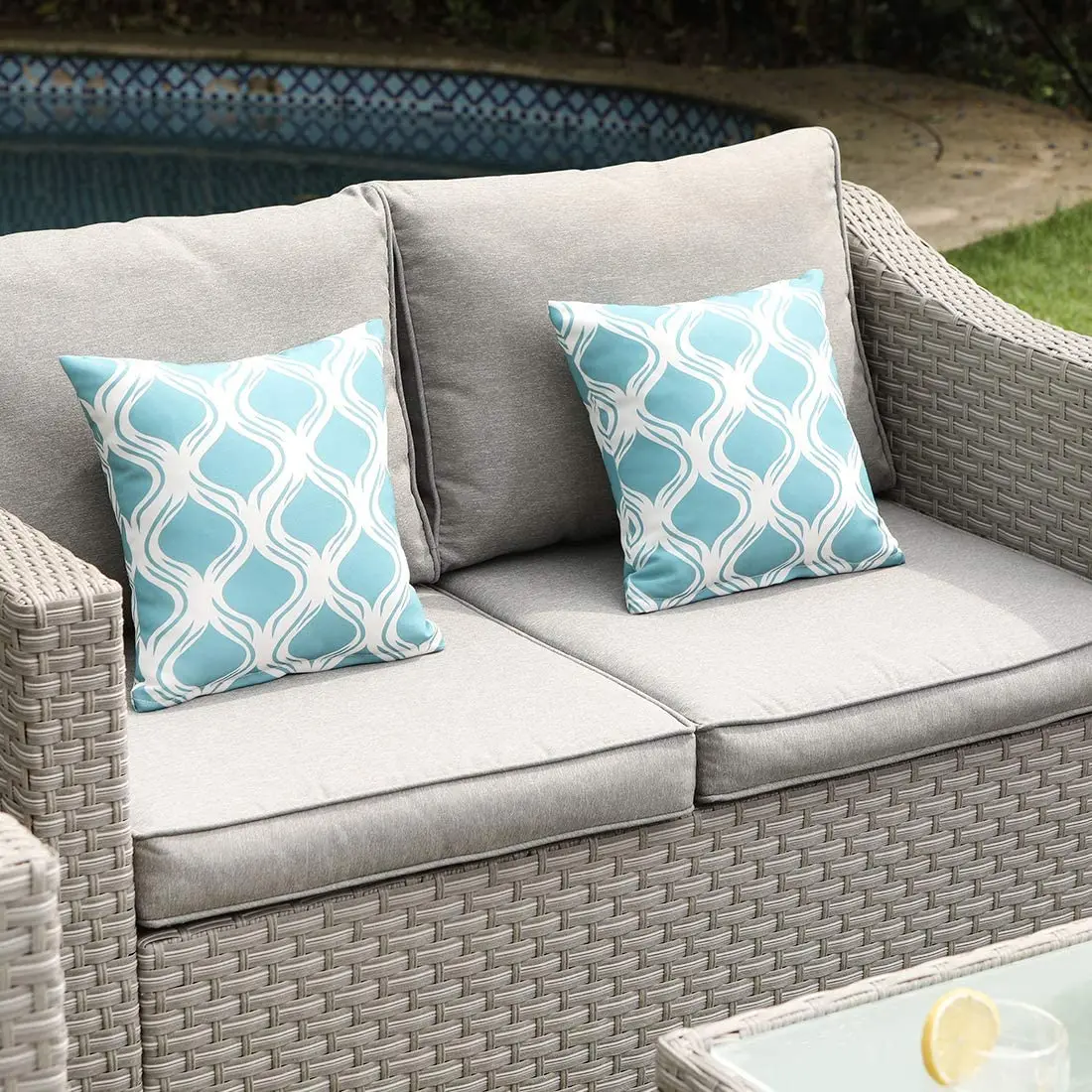 Outdoor Furniture Fire Table - -Mobili da esterno Divano componibile in