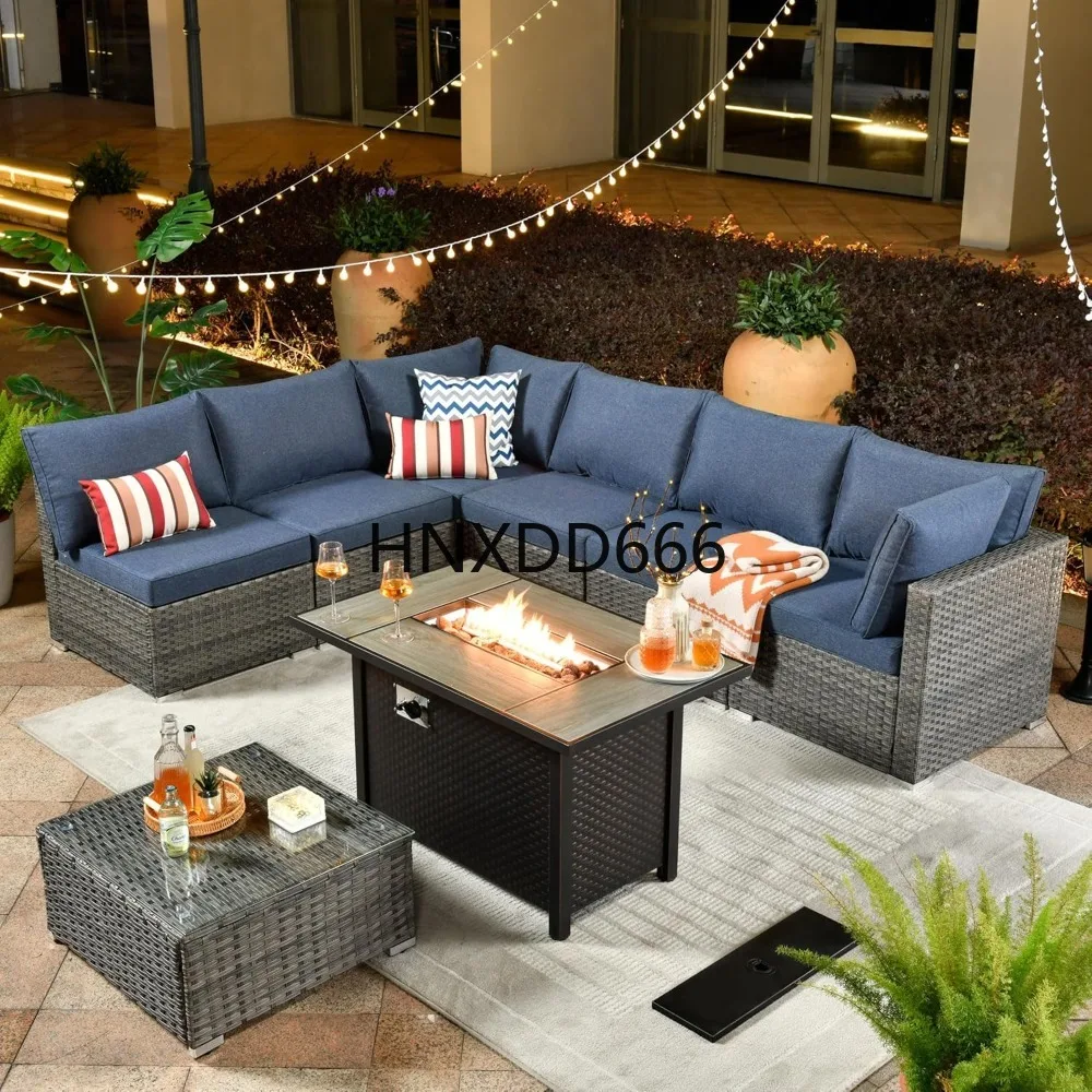 Outdoor Furniture Fire Table - Set di Mobili da Esterno a