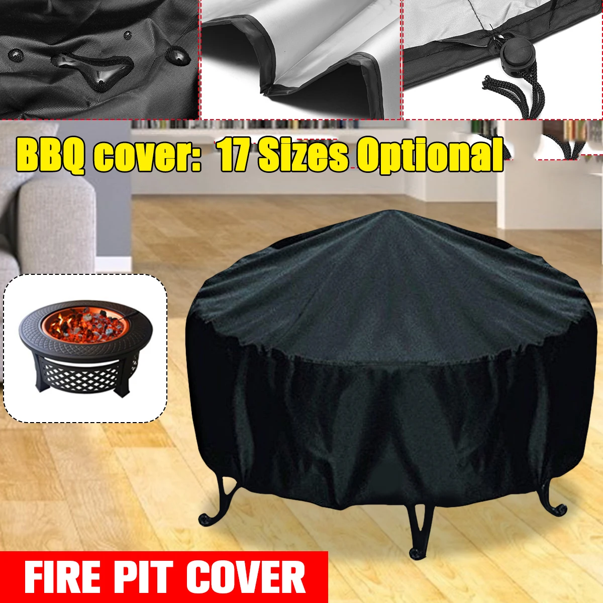 Outdoor Furniture Fire Pit - Copertura impermeabile per braciere da patio