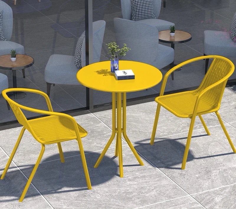 Set Bistrot Moderno Verde per  - Outdoor Furniture Green recensione e prezzo