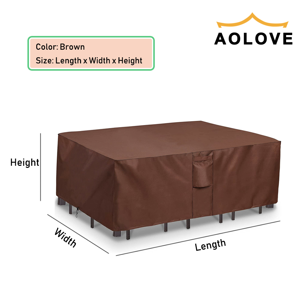 Marrone 420D HEAVY DUTY Copert - Outdoor Furniture Lowes recensione e prezzo