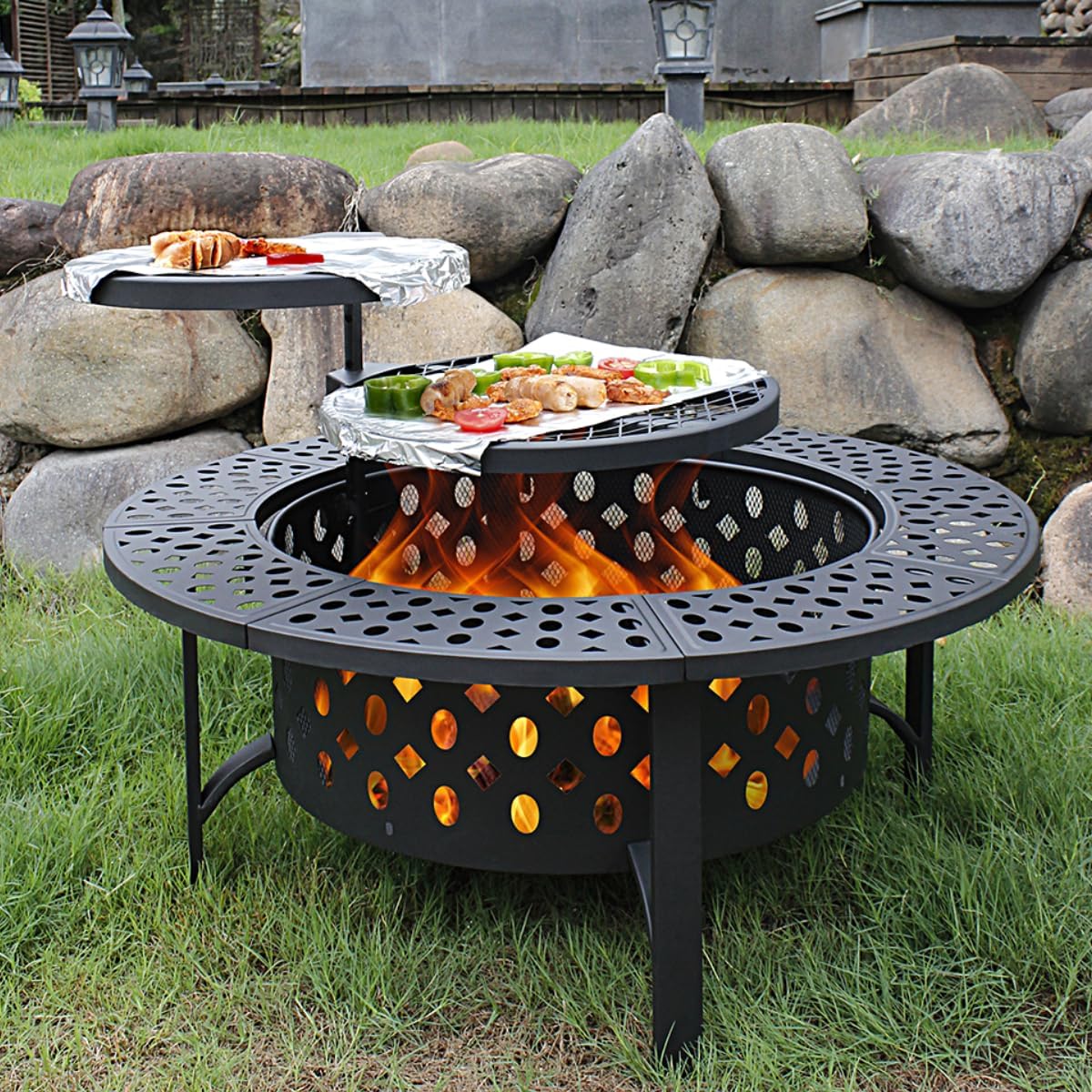 Tavolo Braciere Extra Large a  - Outdoor Furniture Fire Pit recensione e prezzo