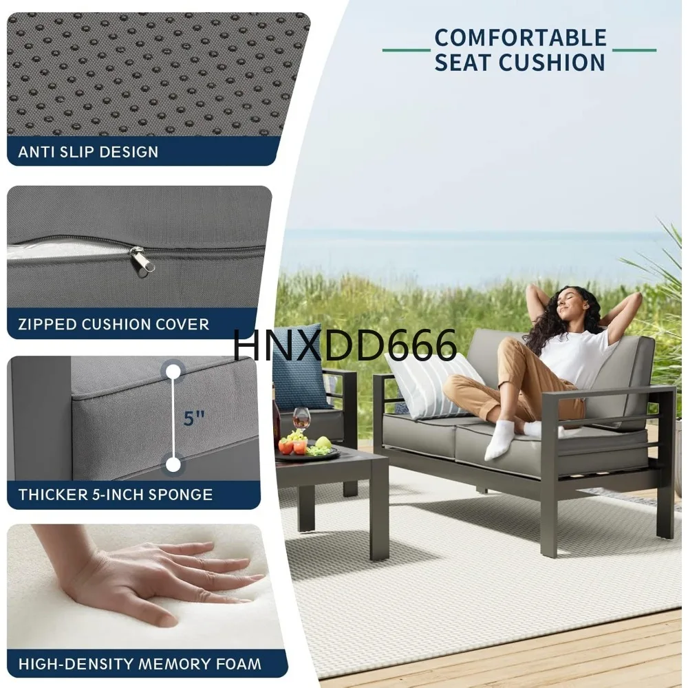 Set di Mobili da Patio con Tav - Outdoor Furniture Fire Table recensione e prezzo
