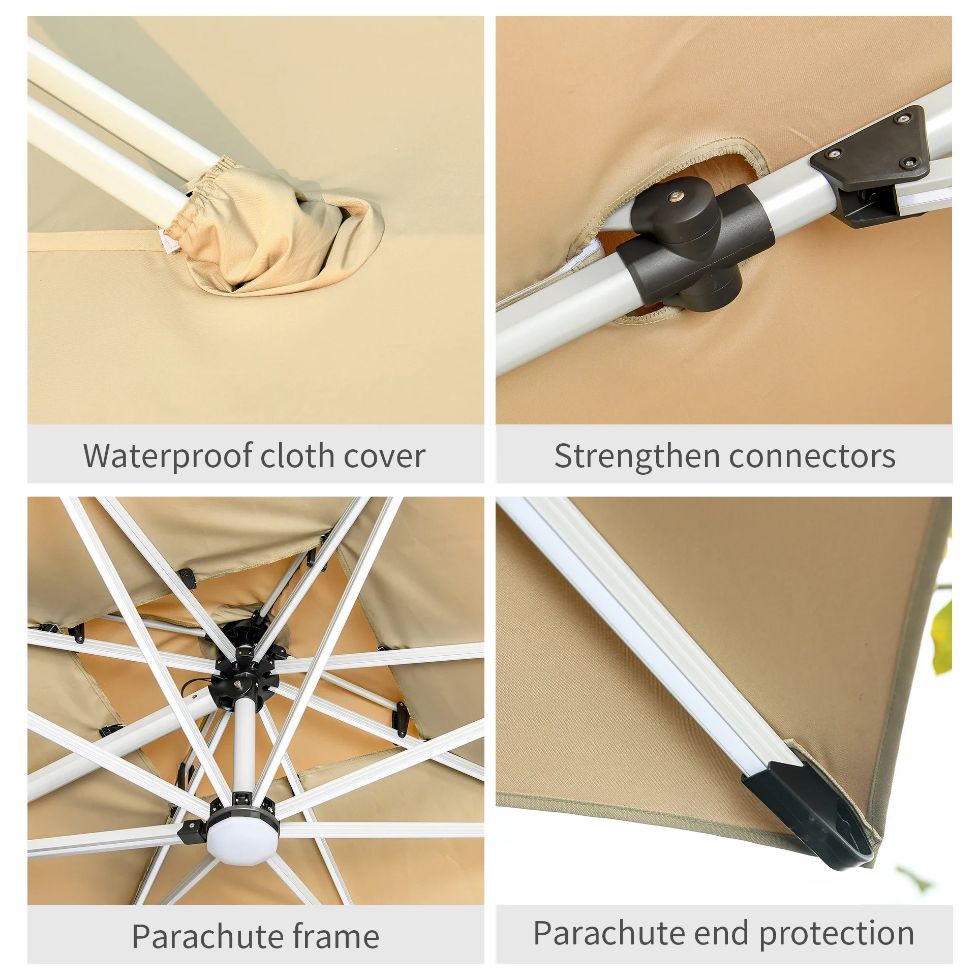 Ombrellone Pieghevole Grande P - Outdoor Furniture Brand recensione e prezzo