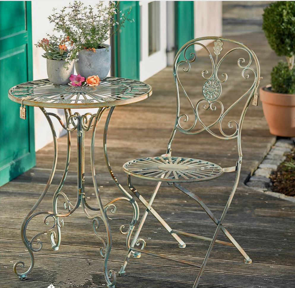 Sedie da tavolo rotonde in fer - Outdoor Furniture Green recensione e prezzo