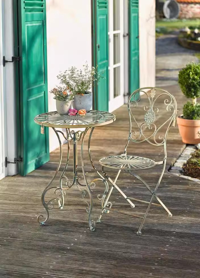 Sedie da tavolo rotonde in fer - Outdoor Furniture Green recensione e prezzo