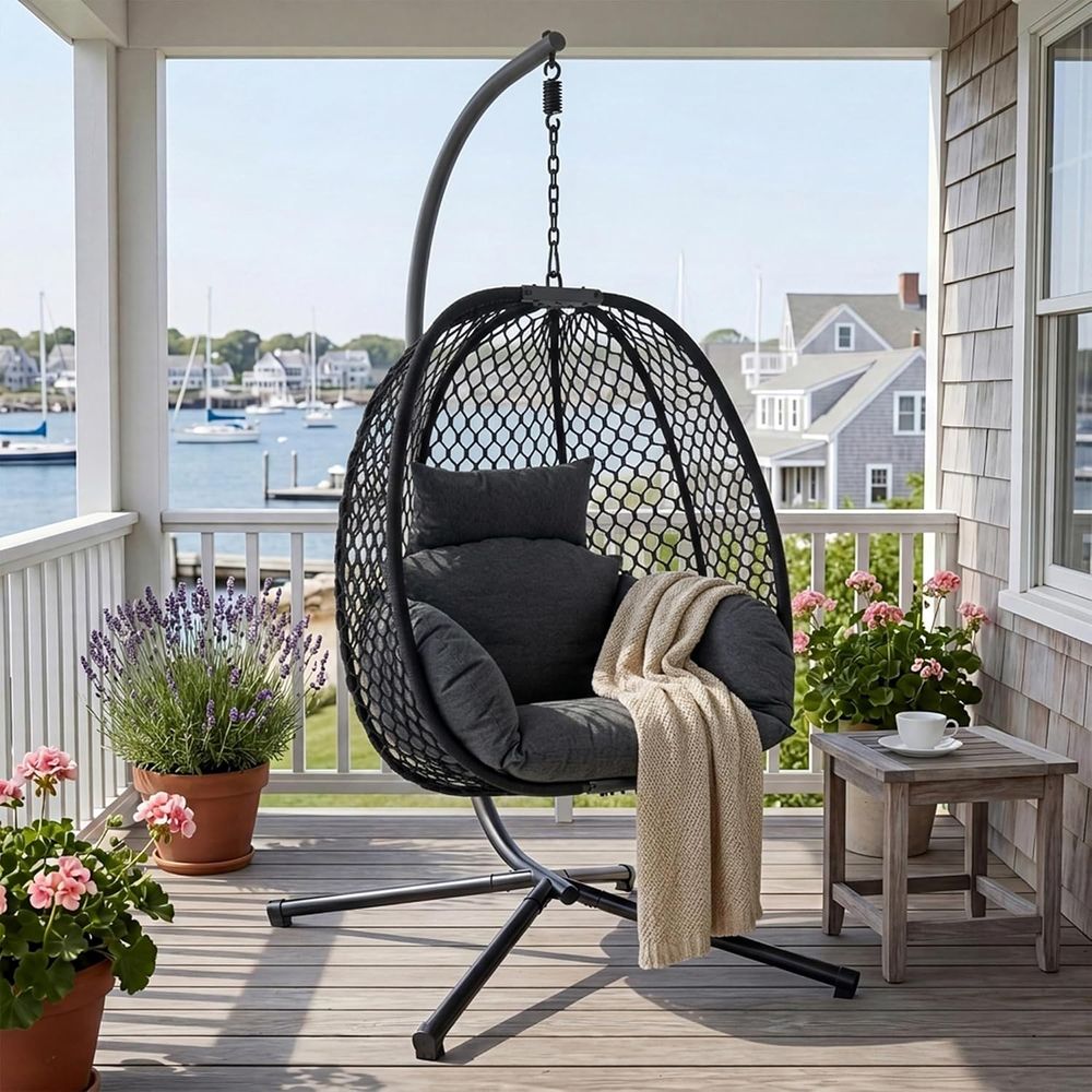 Sedia a dondolo a forma di uov - Outdoor Furniture Egg Chair recensione e prezzo
