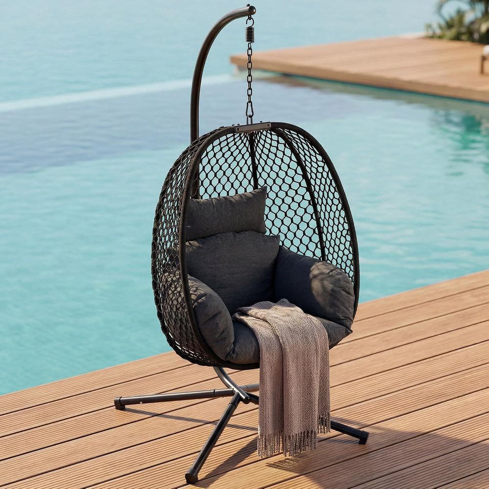 Sedia a dondolo a forma di uov - Outdoor Furniture Egg Chair recensione e prezzo