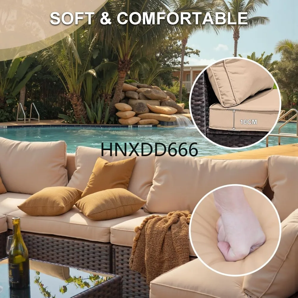 Set di Mobili da Patio a 7 Pez - Outdoor Furniture Fire Table recensione e prezzo