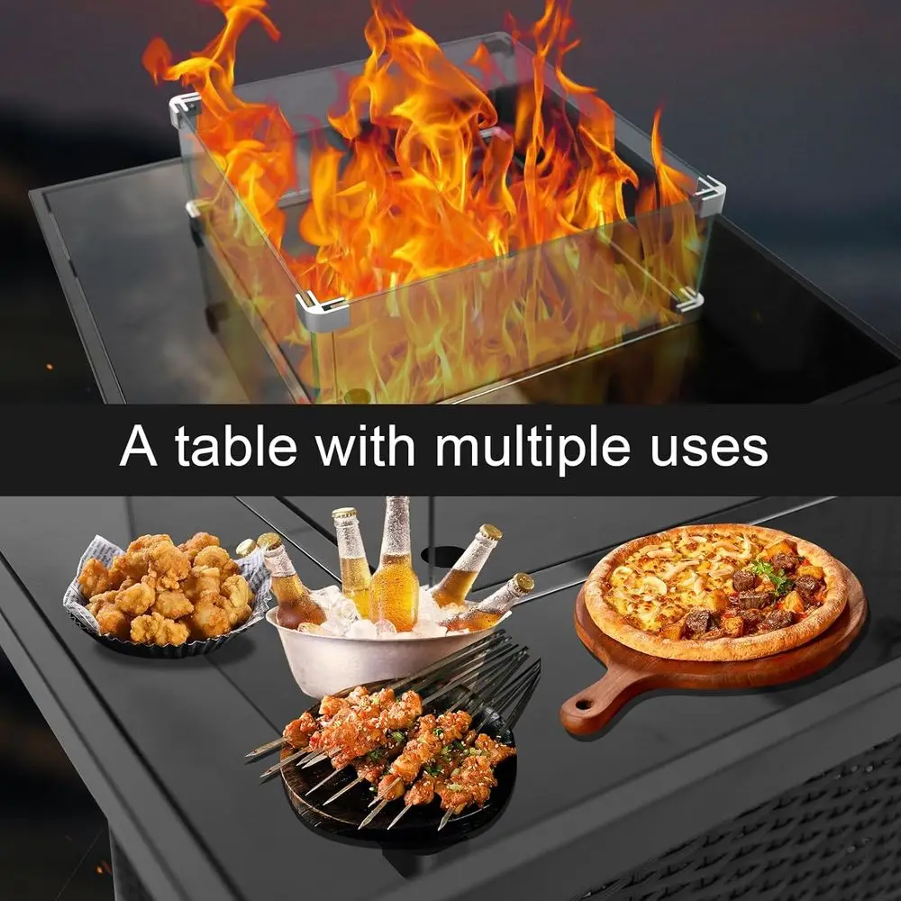 Set di Mobili da Esterno in Vi - Outdoor Furniture Fire Table recensione e prezzo