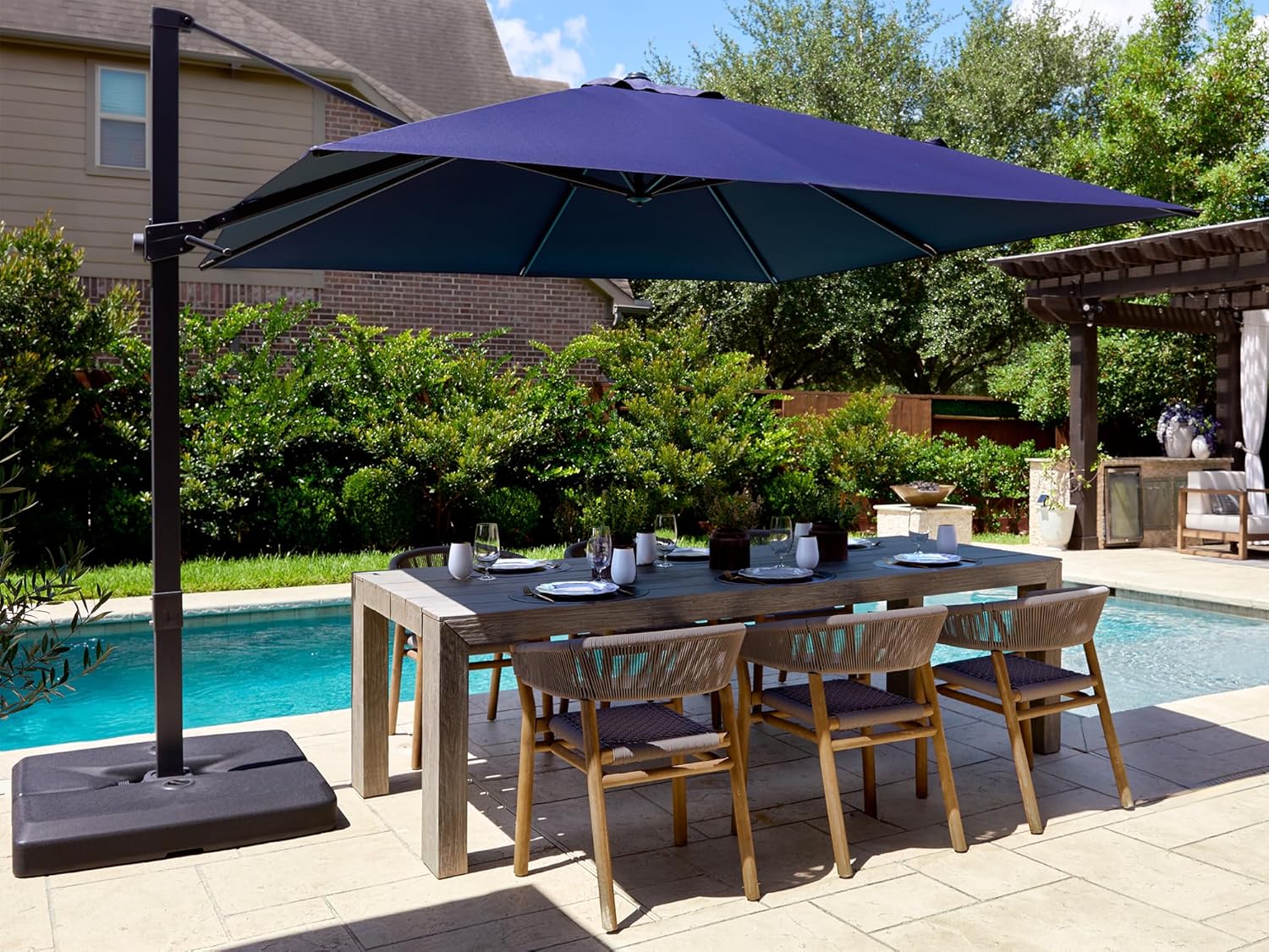 Ombrellone a braccio laterale  - Outdoor Furniture With Umbrella recensione e prezzo
