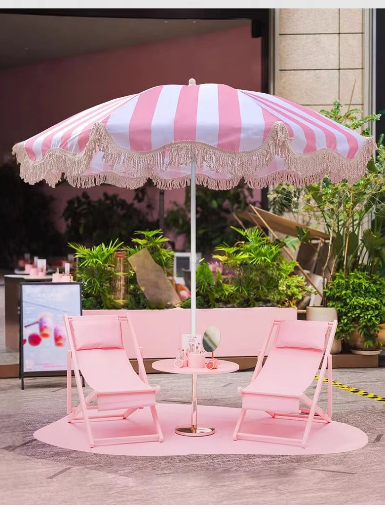 Ombrellone da Spiaggia Decorat - Outdoor Furniture With Umbrella recensione e prezzo