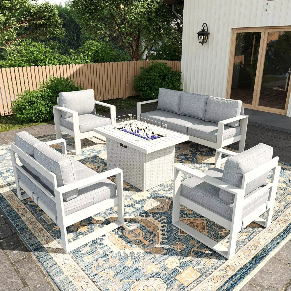 Set Salotto da Esterno per Ter - Outdoor Furniture Fire Table recensione e prezzo