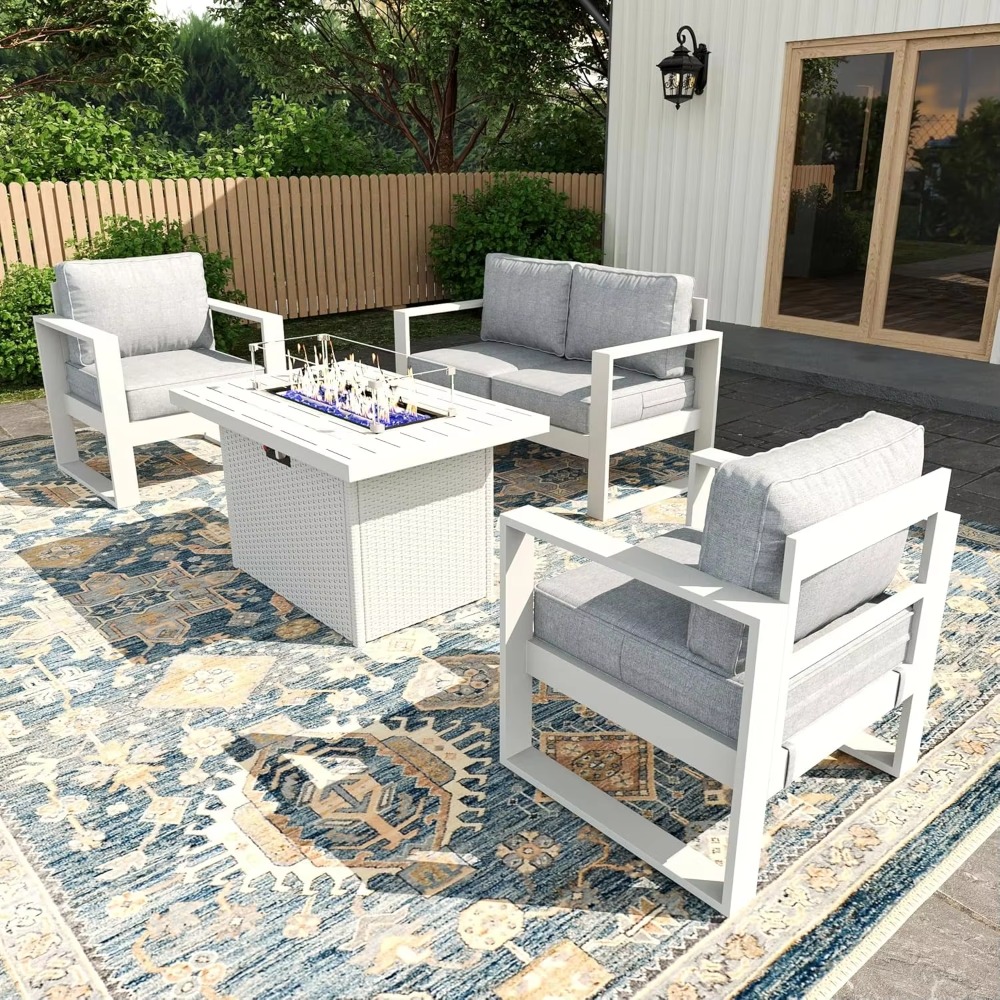 Set Salotto da Esterno per Ter - Outdoor Furniture Fire Table recensione e prezzo