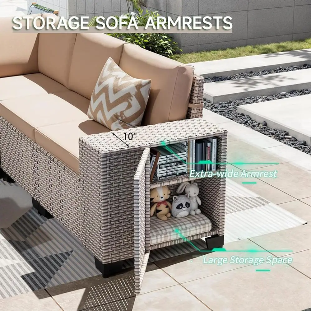 Set di Mobili da Esterno a 7 P - Outdoor Furniture Fire Table recensione e prezzo