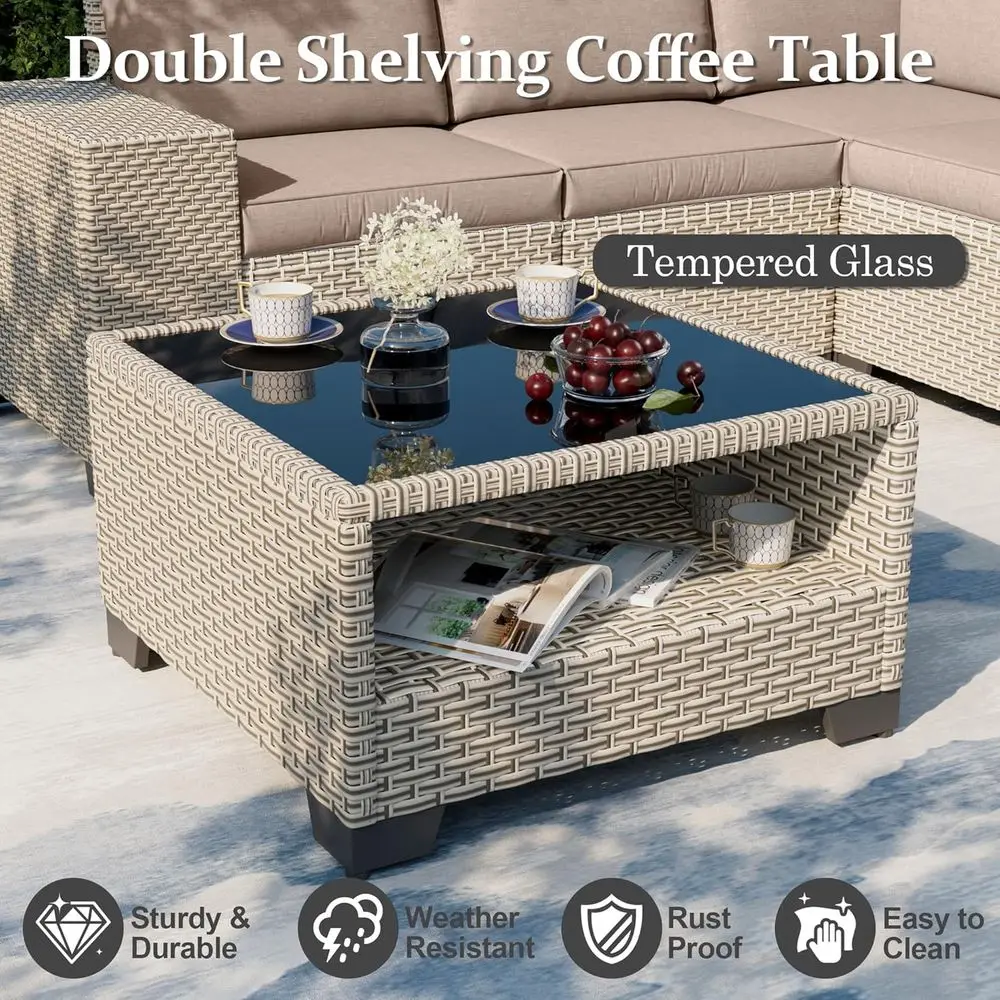 Set di Mobili da Esterno a 7 P - Outdoor Furniture Fire Table recensione e prezzo