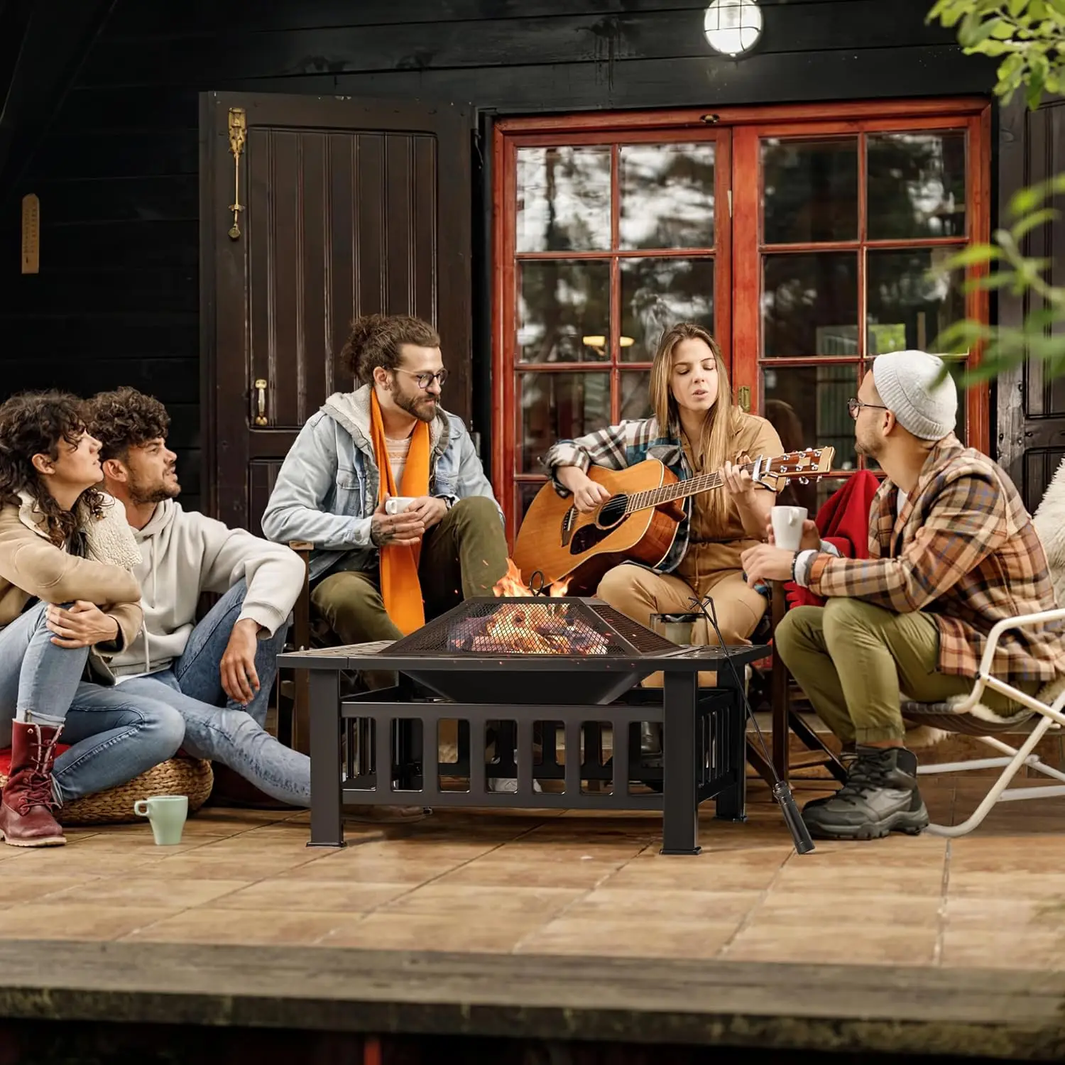 Braciere da Esterno, Tavolo co - Outdoor Furniture Fire Table recensione e prezzo