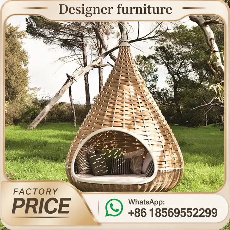 Sedia a dondolo sospesa in rat - Outdoor Furniture Egg Chair recensione e prezzo