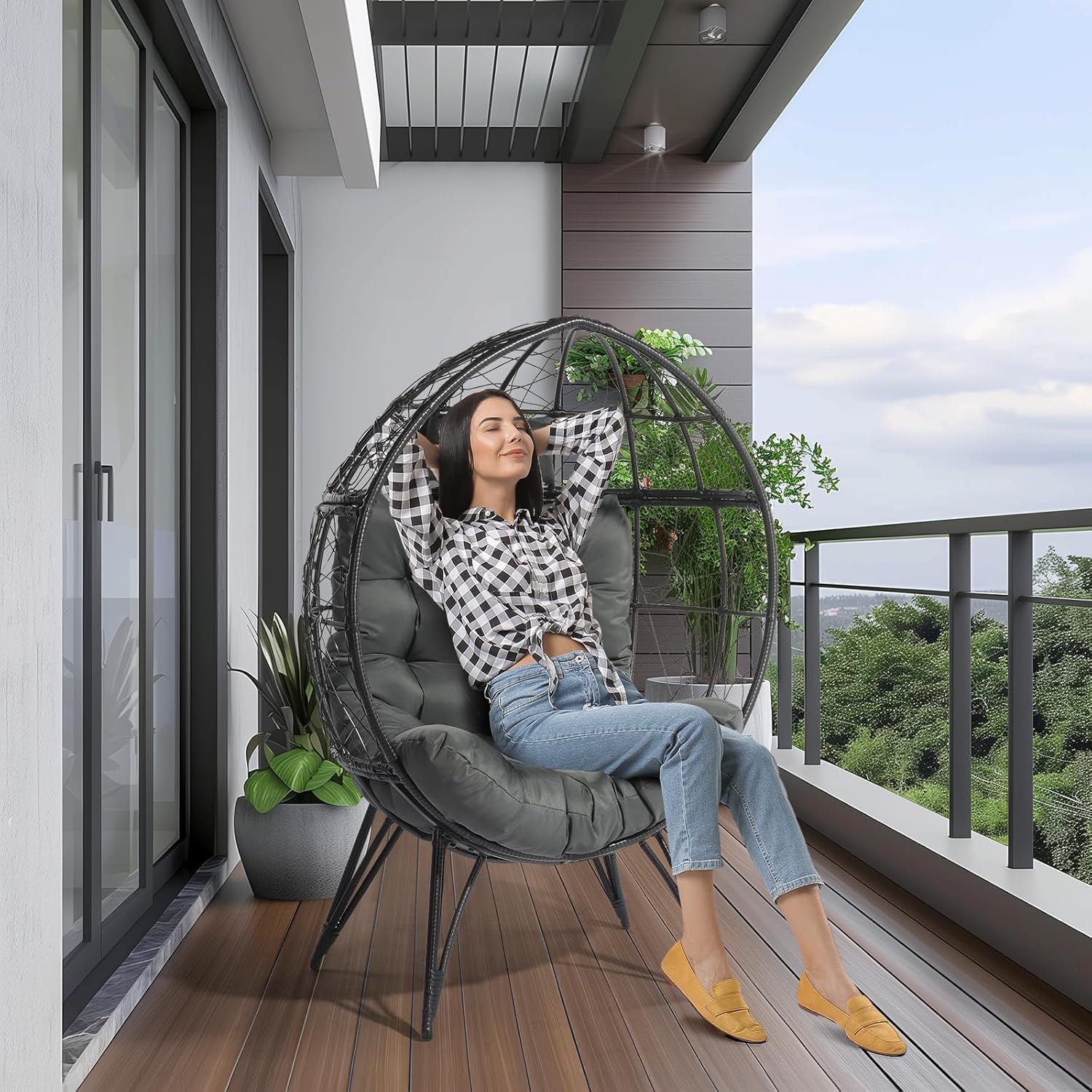 Poltrona a Uovo in Vimini Over - Outdoor Furniture Egg Chair recensione e prezzo