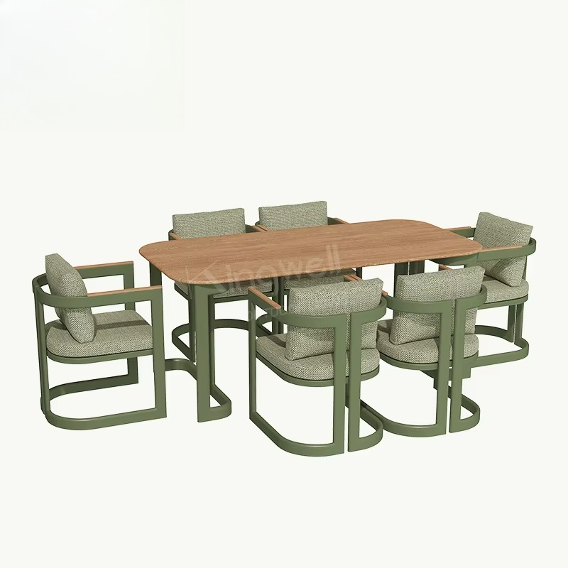 Set da Pranzo per Esterni in A - Outdoor Furniture Green recensione e prezzo