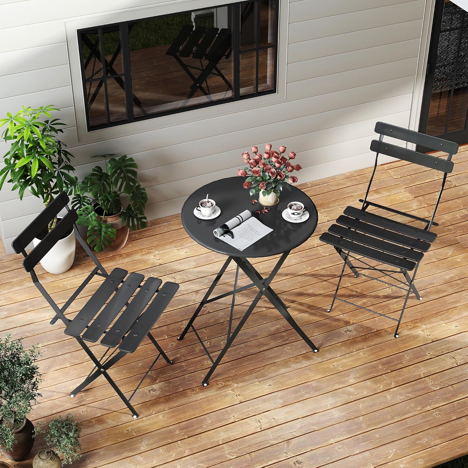 Set bistrò pieghevole da ester - Bistro Table Set recensione e prezzo