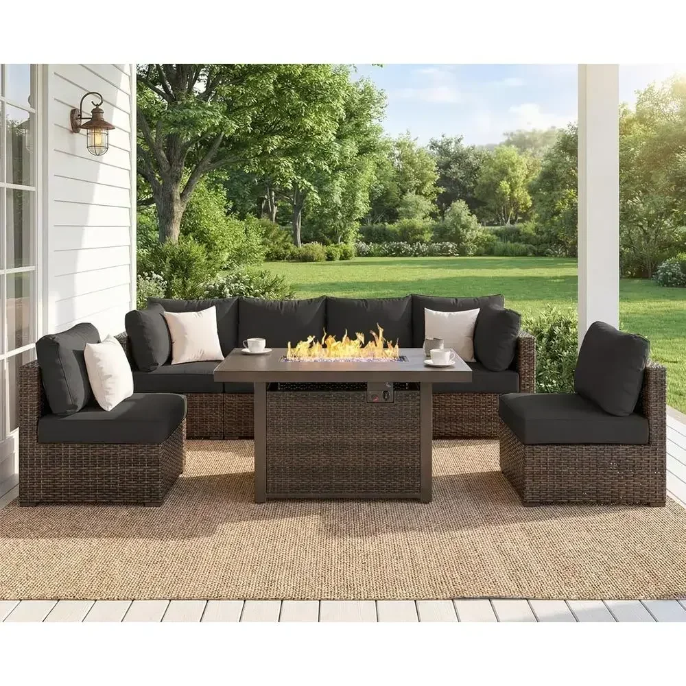 Set di mobili da giardino da e - Outdoor Furniture Fire Pit recensione e prezzo