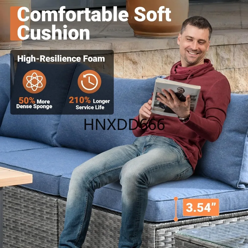 Set di Mobili da Esterno a 8 P - Outdoor Furniture Fire Table recensione e prezzo