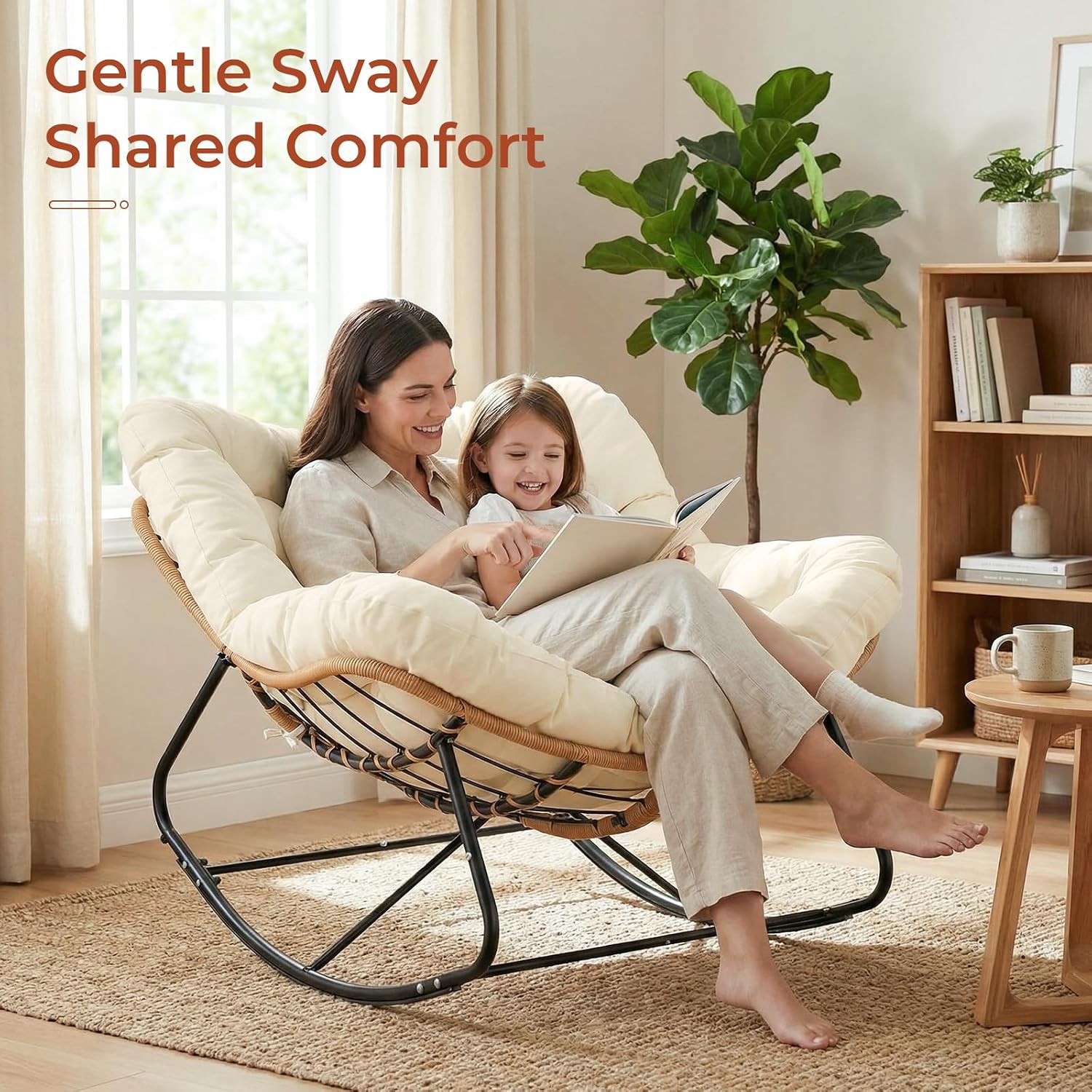 Poltrona a dondolo Papasan da  - Outdoor Furniture Egg Chair recensione e prezzo