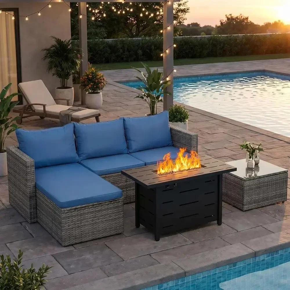 Set di Mobili da Esterno in Vi - Outdoor Furniture Fire Pit recensione e prezzo